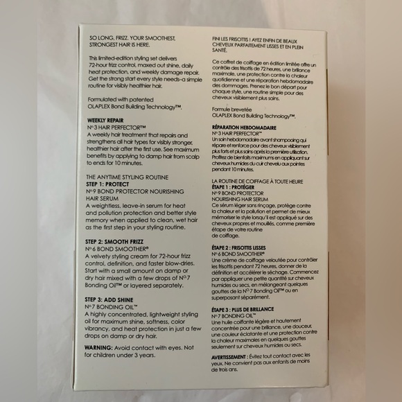 Olaplex Smoothing Hair Kit - 4pcs - Picture 4 of 5